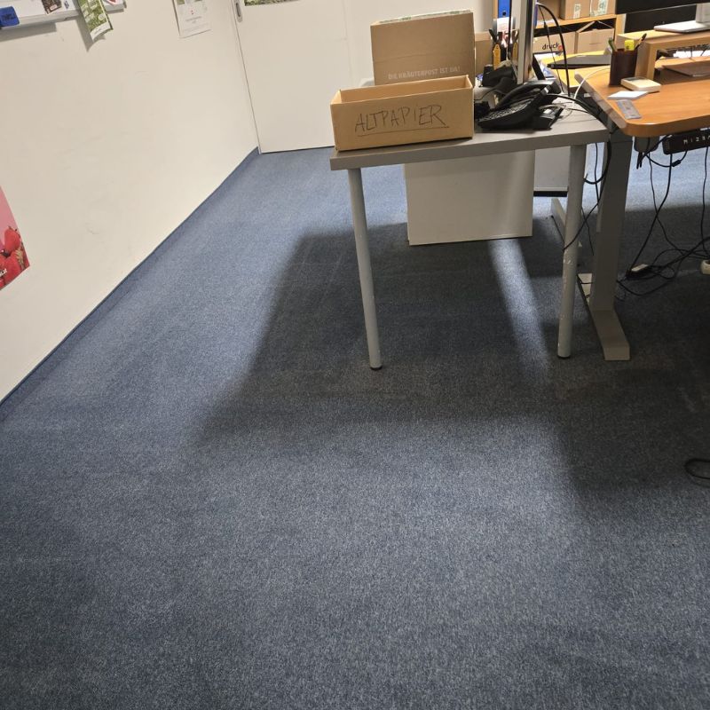 Büroreinigung – gereinigter Empfangsbereich in Wien